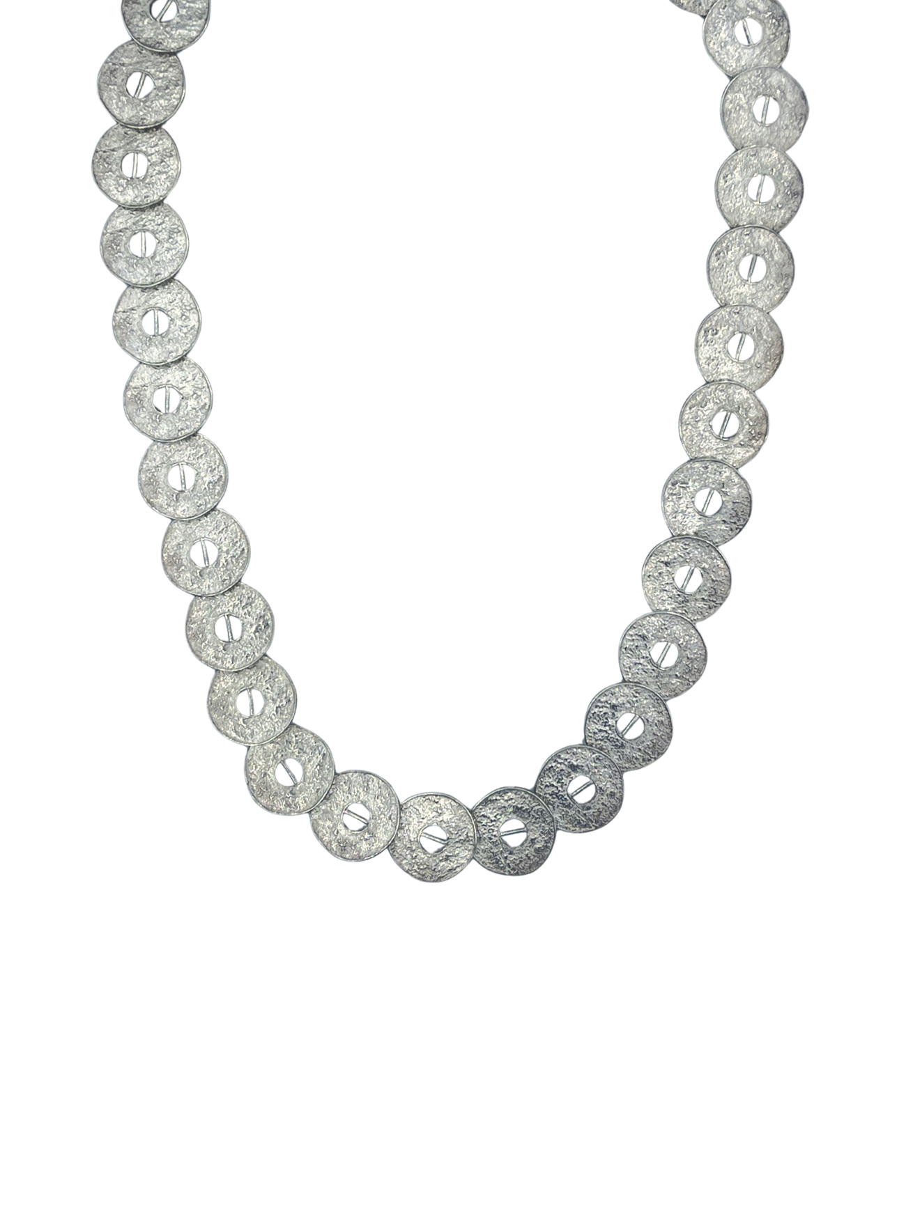 Jéh Collier Zilver Open Circle 16663