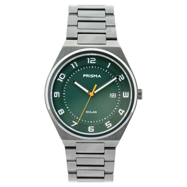 Prisma Heren Horloge Groen Solar P.1190