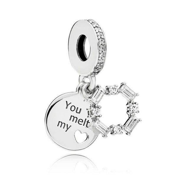 Pandora Sale Dangle 'Ýou melt my heart' 797553CZ