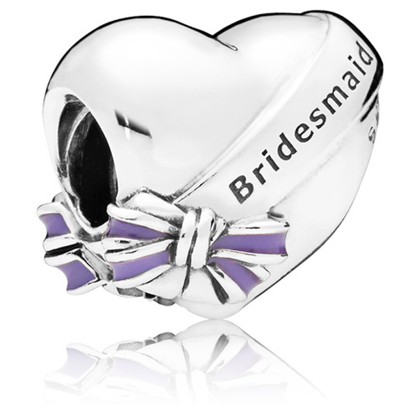 Pandora Sale Charm Best Bridesmaid 797272EN159