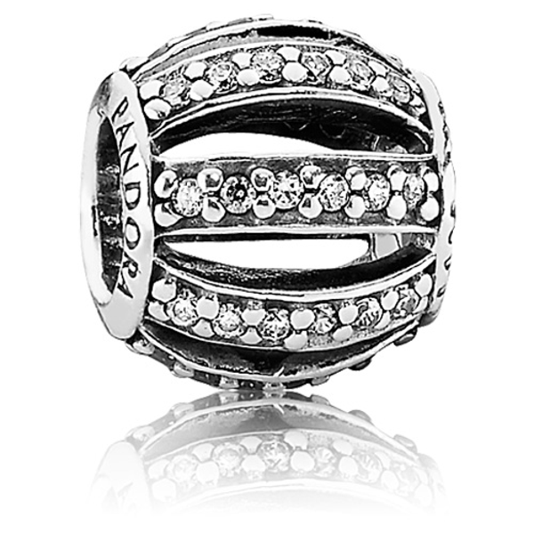 Pandora Sale Charm Opengewerkt Wit 791115CZ