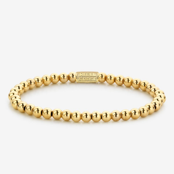 Rebel & Rose Armband Yellow Gold Only 4mm RR-40038-G