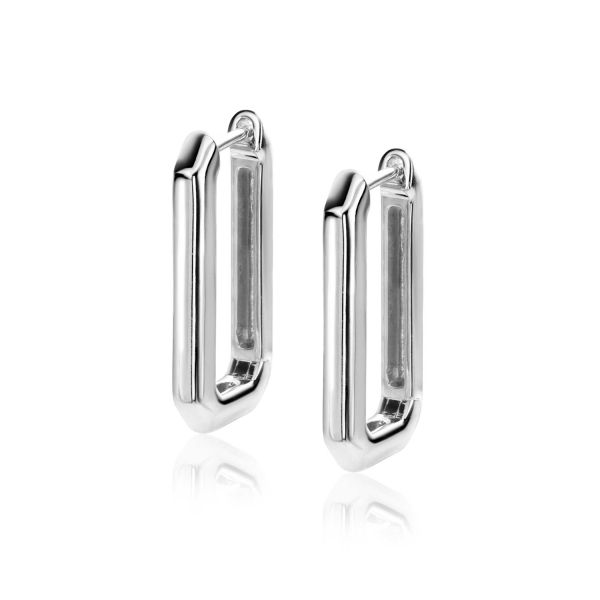 ZINZI Creolen Zilver 23x3mm ZIO2494