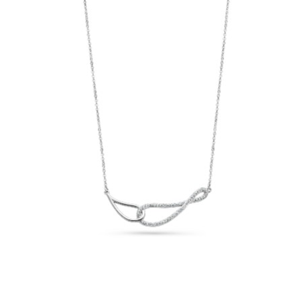 Rosa Di Luca Zilver Collier Zirkonia 624.770