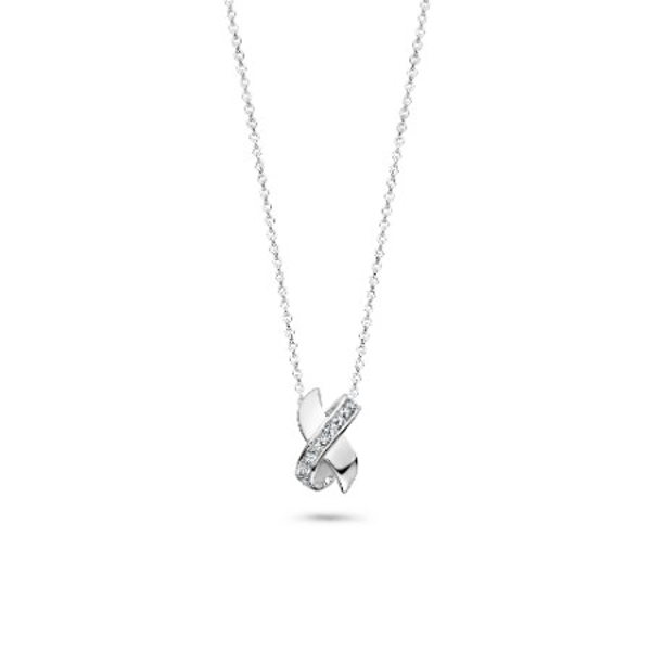 Rosa Di Luca Zilver Collier Zirkonia 624.775