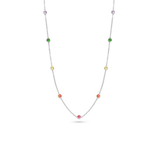 Rosa Di Luca Zilver Collier Zirkonia 626.764