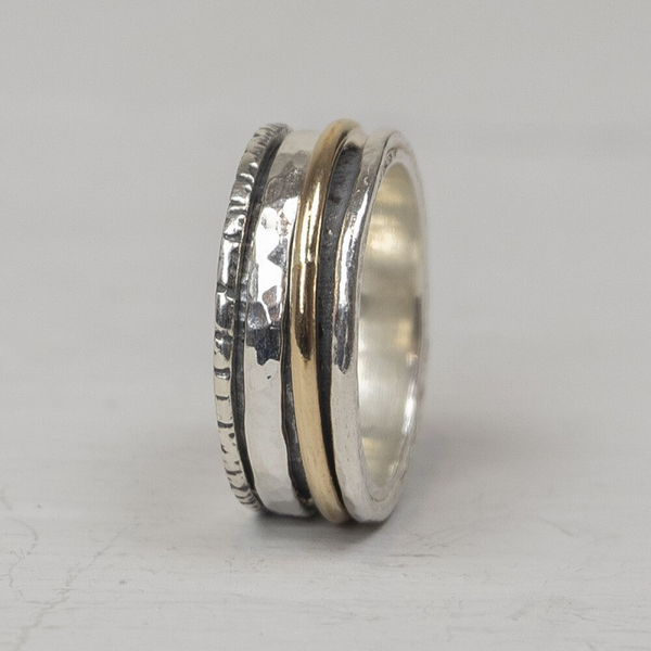 Jéh Ring zilver + Gold Filled Moedig - 20292
