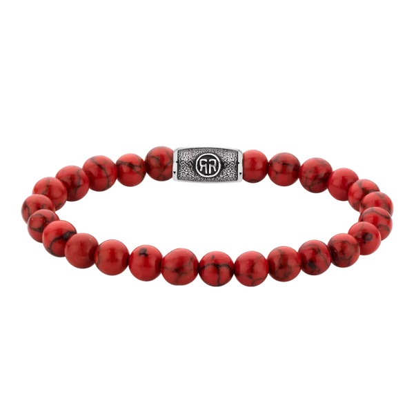 Rebel & Rose Armband Red Delight Vintage 8mm RR-80099-V