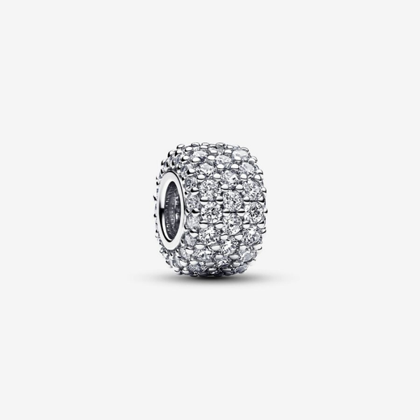 Pandora Charm Sprankelend Pavé Drie Rijen 792820C01