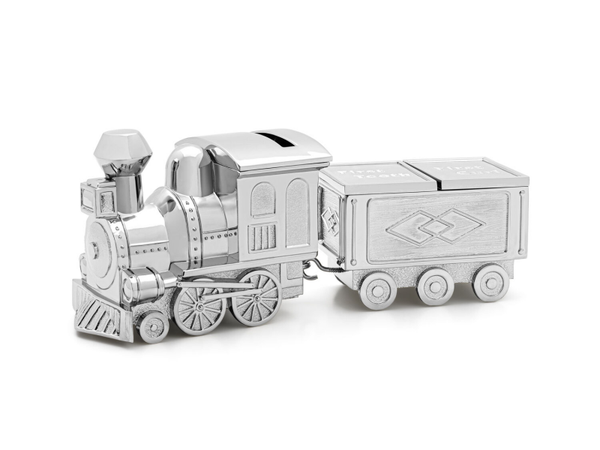 Zilverstad Spaarpot en tanden-/haarlokdoosje Locomotief 6008060