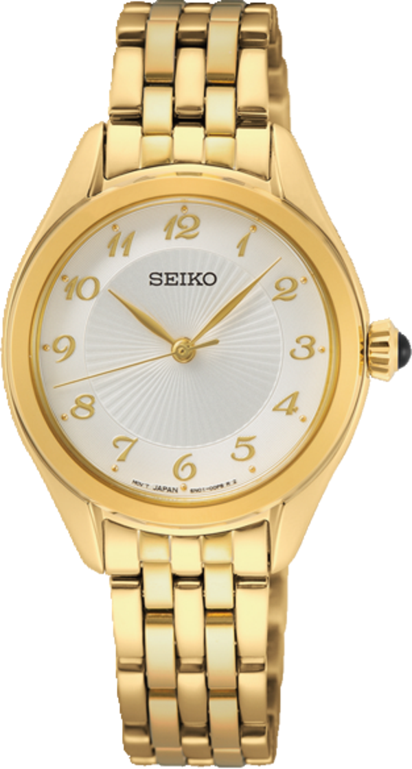 Seiko Dames Geelgoud verguld SUR384P1