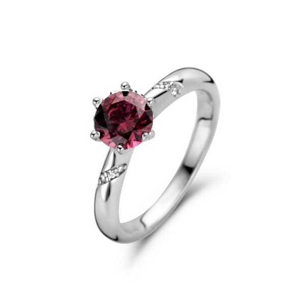 Rosa Di Luca Zilver Ring Zirkonia 629.841