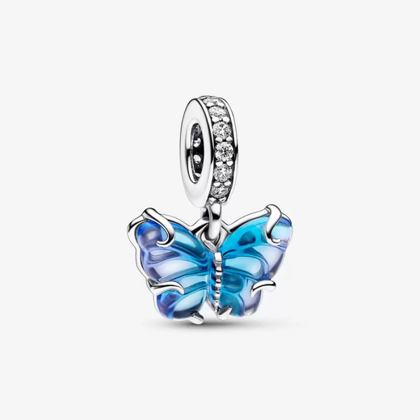 Pandora Dangles Blauwe Muranoglazen Vlinder 792698C01