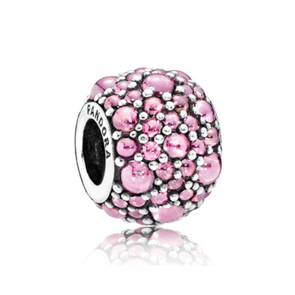 Pandora Sale Charm Pave Roze 791755CFP