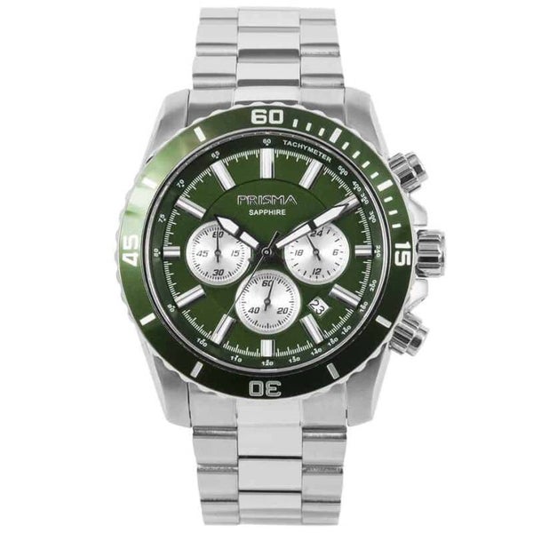 Prisma Heren Horloge Navigator Groen P.1881