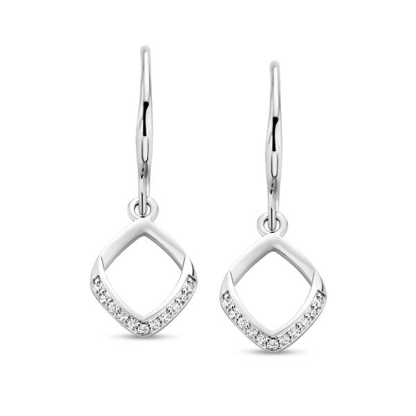 Rosa Di Luca Zilver Creolen Zirkonia 625.727