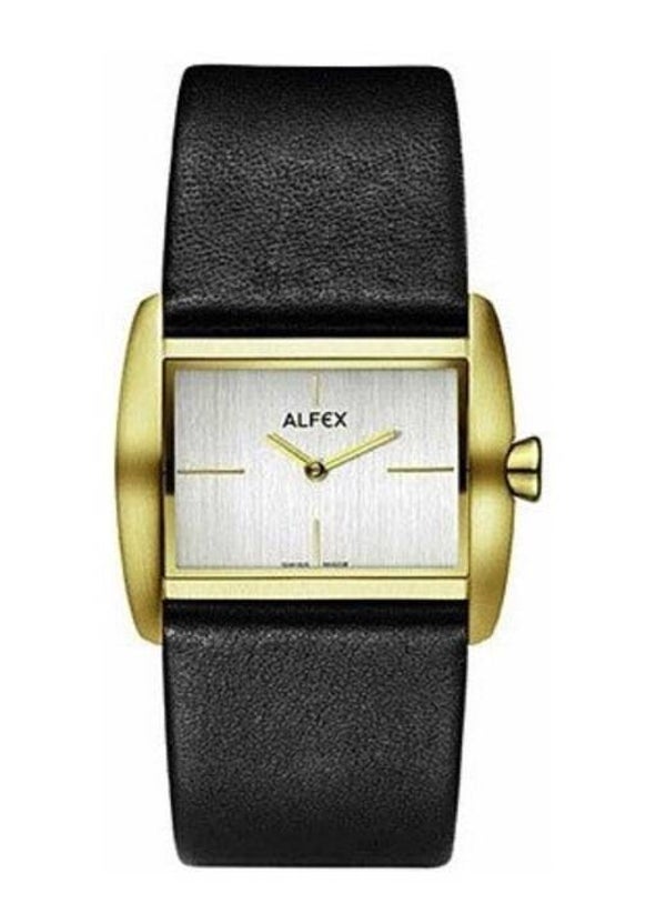 Alfex Dames Horloge Goudkleurig Vierkant 5620/468