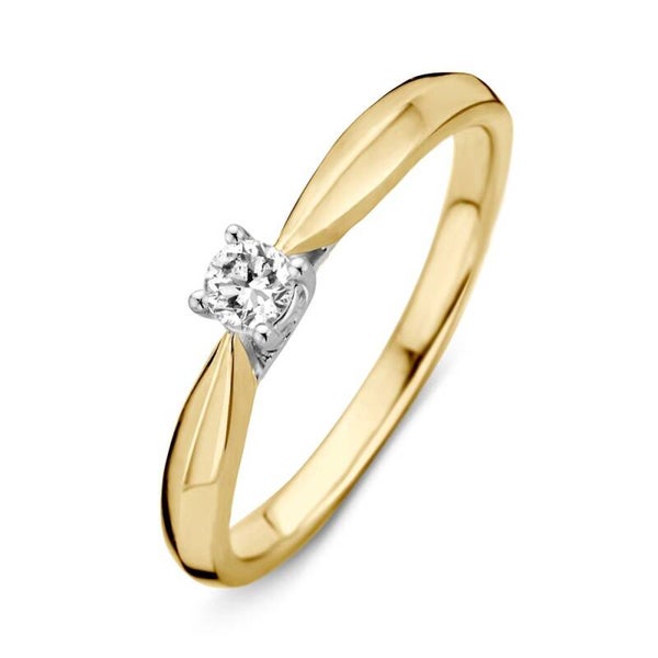 Excellent Ring bicolor briljant 0.15 crt. RG413912