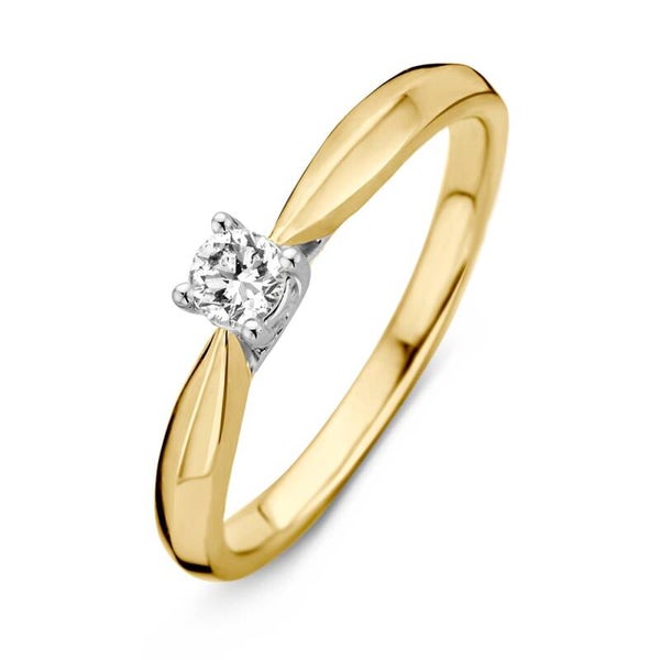 Excellent Ring bicolor briljant 0.19 crt. RG416853