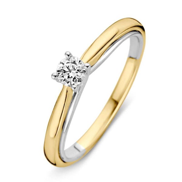 Excellent Ring bicolor briljant 0.25 crt. RG416371