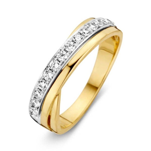 Excellent Ring bicolor zirkonia RH426187
