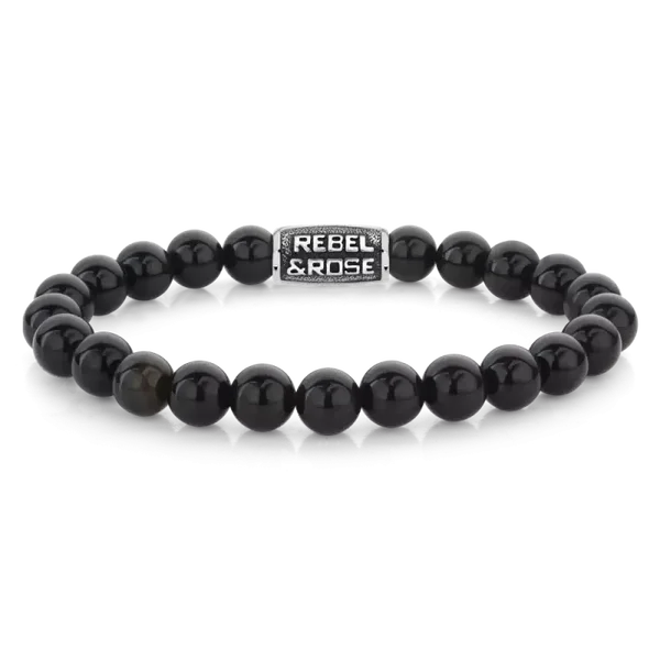 Rebel & Rose Armband Black Velvet Vintage RR-80102-V