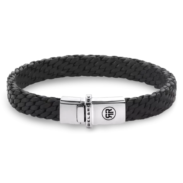 Rebel & Rose Armband Mastery Collection Woven Black RR-L0161-S