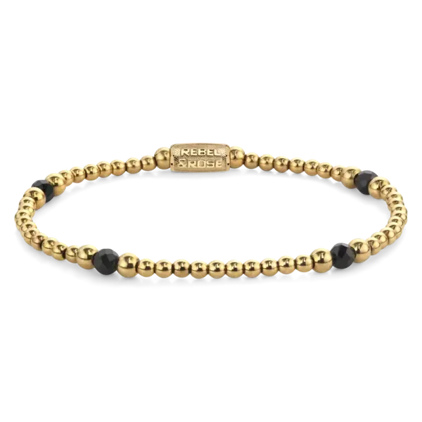 Rebel & Rose Armband Touch of Black RR-40151-G