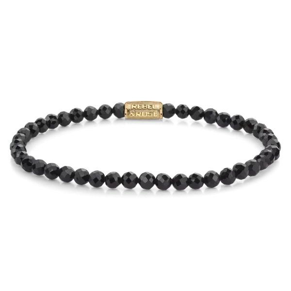 Rebel & Rose Armband Black glam Rocks RR-40153-G