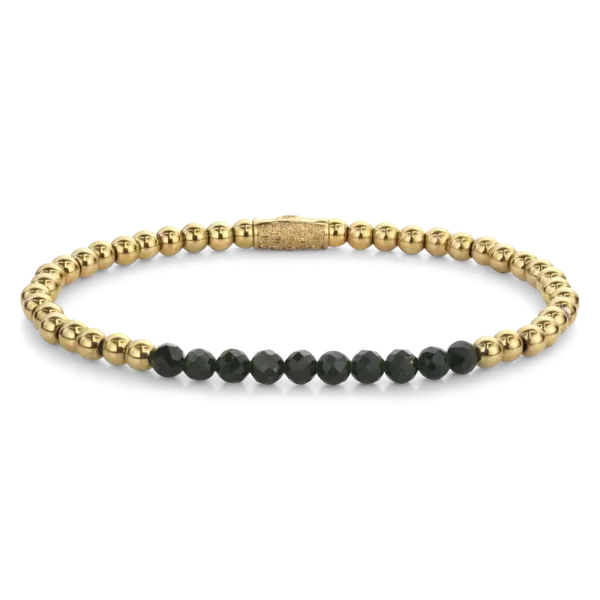 Rebel & Rose Armband Green Glam Rocks 4mm RR-40156-G