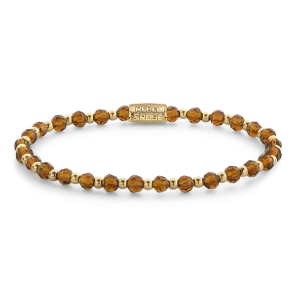 Rebel & Rose Armband Mix Autumn Love 4mm RR-40171-G