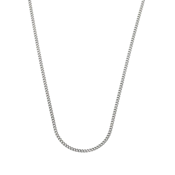 Rebel & Rose Collier Necklace Chain Silver 925, 3mm, 50cm RR-NL049