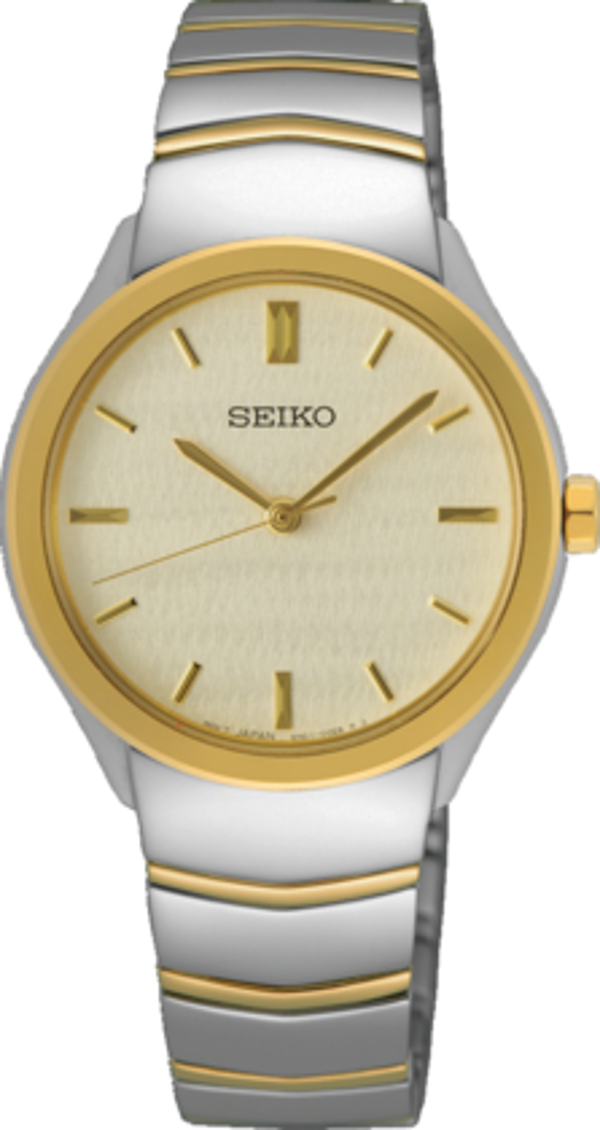 Seiko Dames Horloge Bicolour SUR550P1