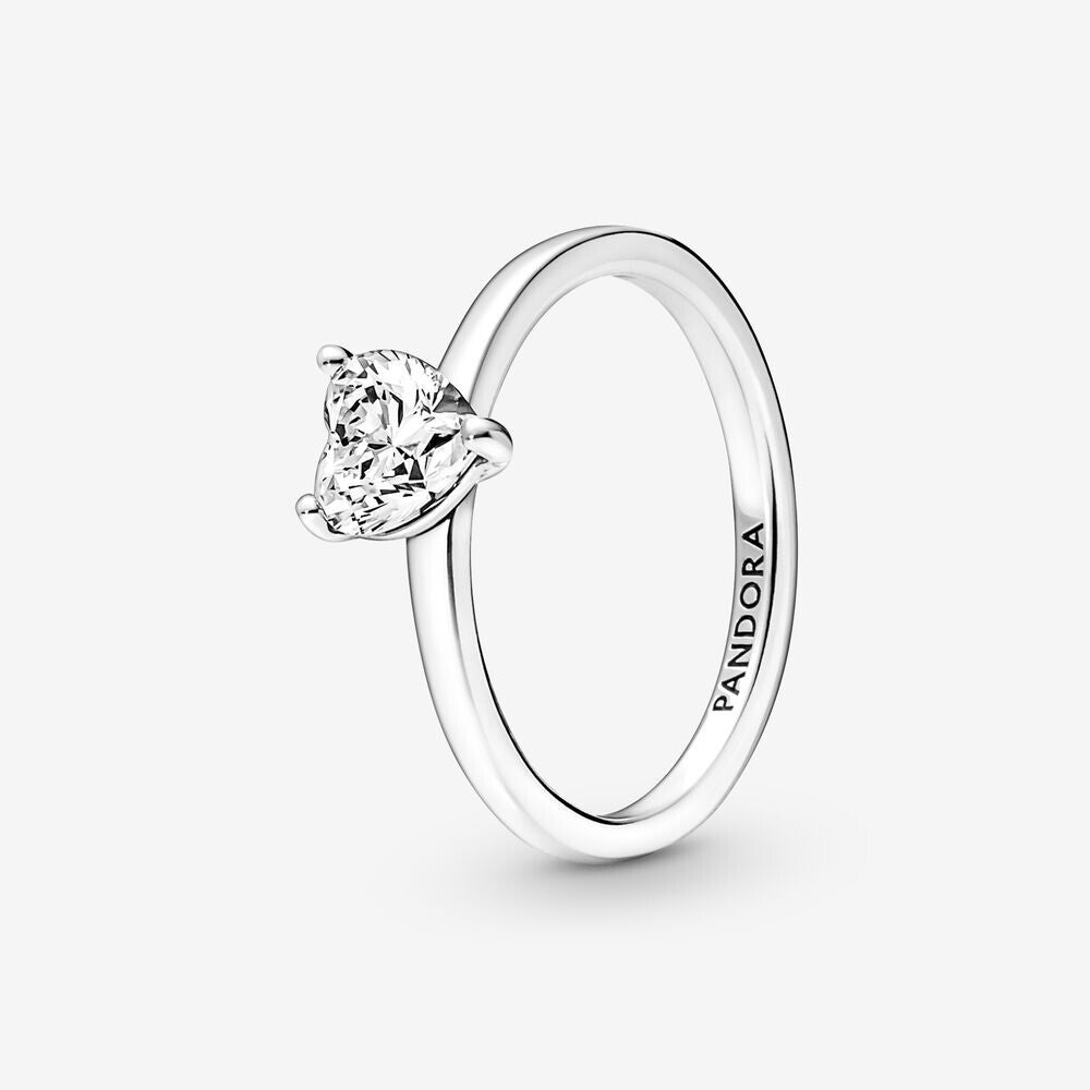 Pandora Ring Sparkling Heart Solitaire 191165C01