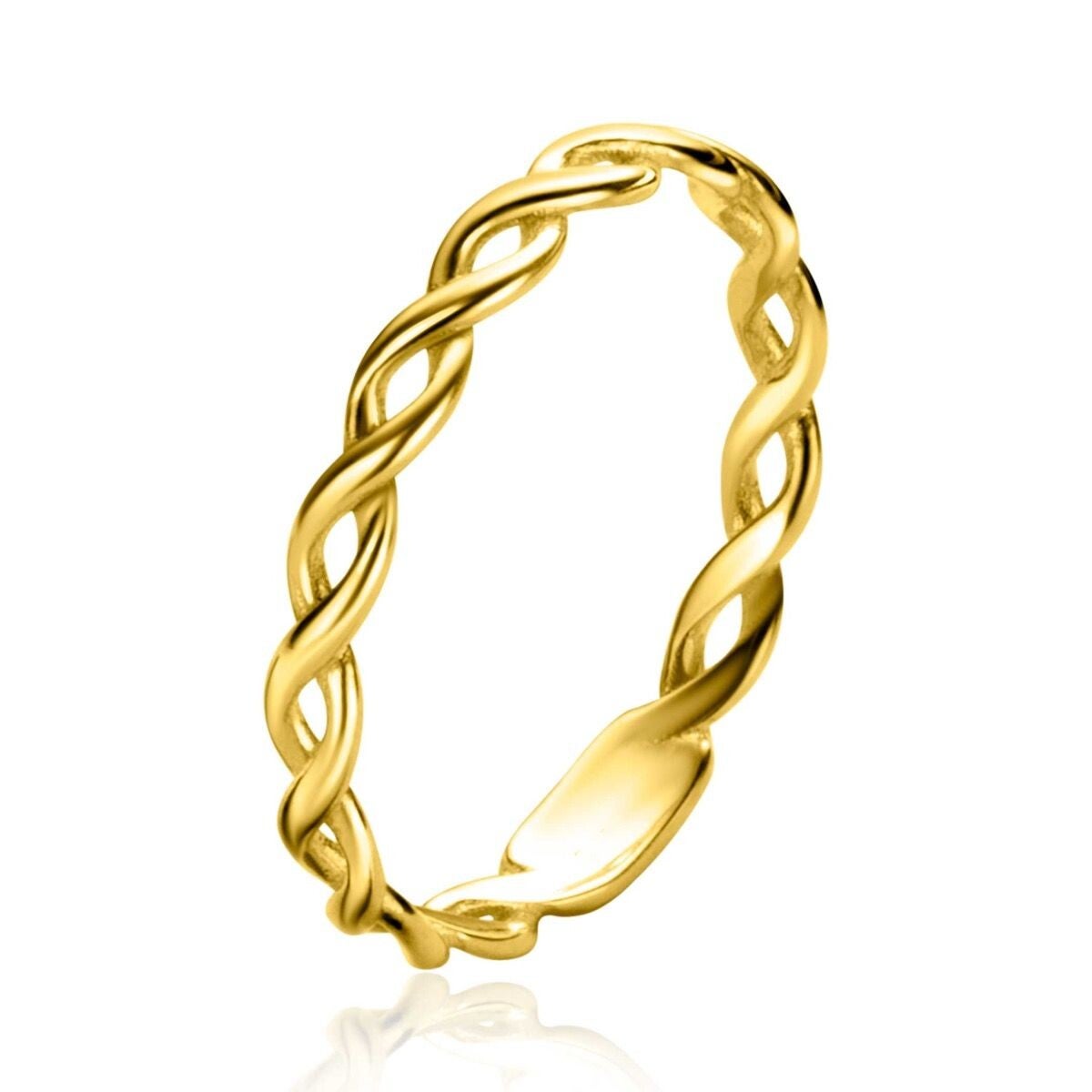 Zinzi Gold Ring 14K Goud Infinity ZGR367