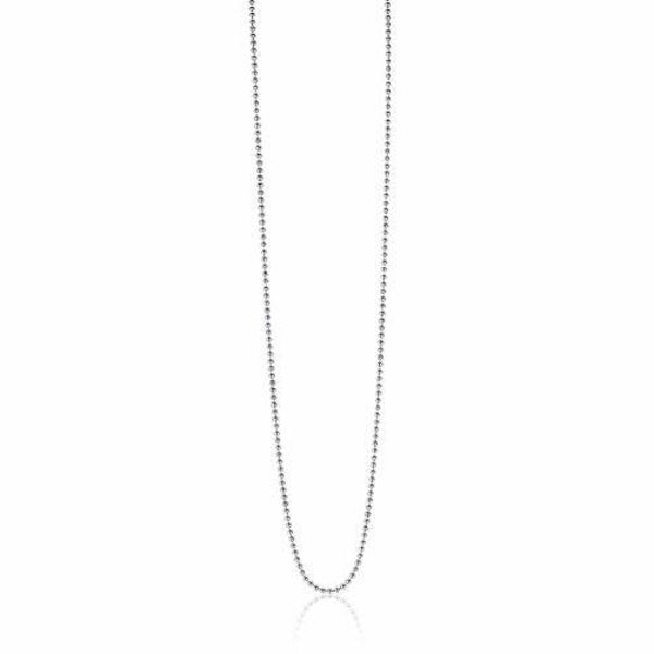 ZINZI Collier Zilver Bolletje 45cm ZILC-B45