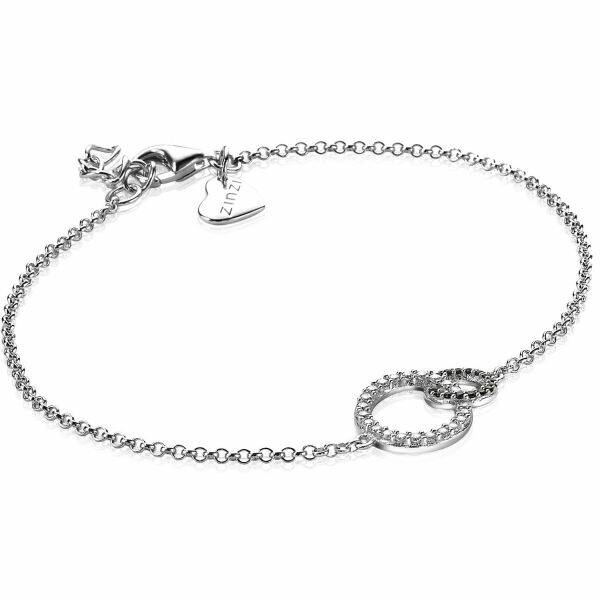 ZINZI Armband Zilver Open Rond ZIA1987