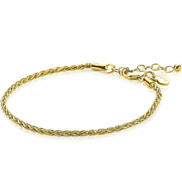 ZINZI Armband Zilver 14K Geelverguld Palmier ZIA1931G