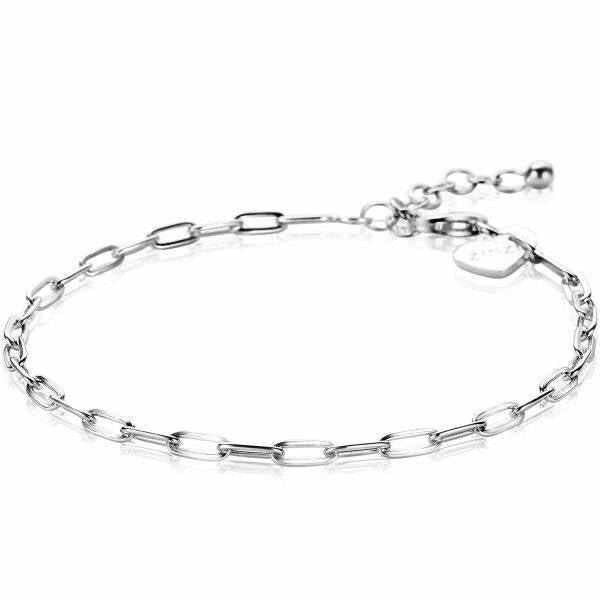 ZINZI Armband Zilver Paperclip ZIA2150