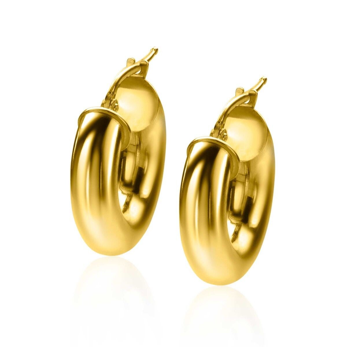 Zinzi Creolen 14K geelgoud verguld ZIO2277G