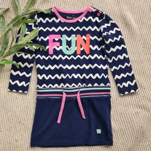 Baby blue jurk maat 86