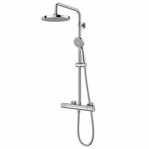 8) GRB TEN PRO Termostática de ducha con columna telescópica