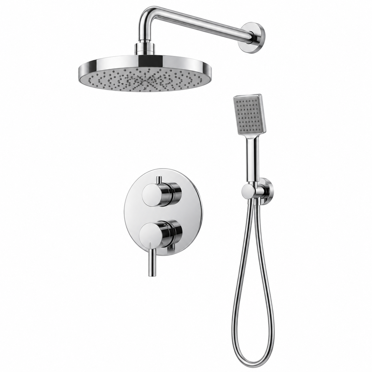GRB TEN PRO Set de ducha termostático empotrado 2 salidas