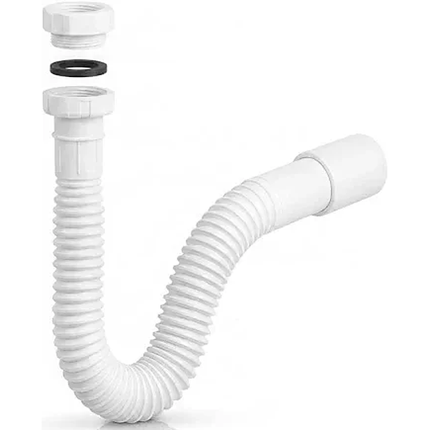 Sifón articulado de 1 1/4 - 1 1/2 con adaptador de 40 y de 32