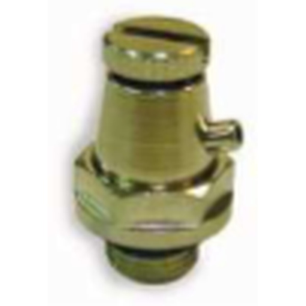 Purgador manual orientable MPS 1/8" con ruleta