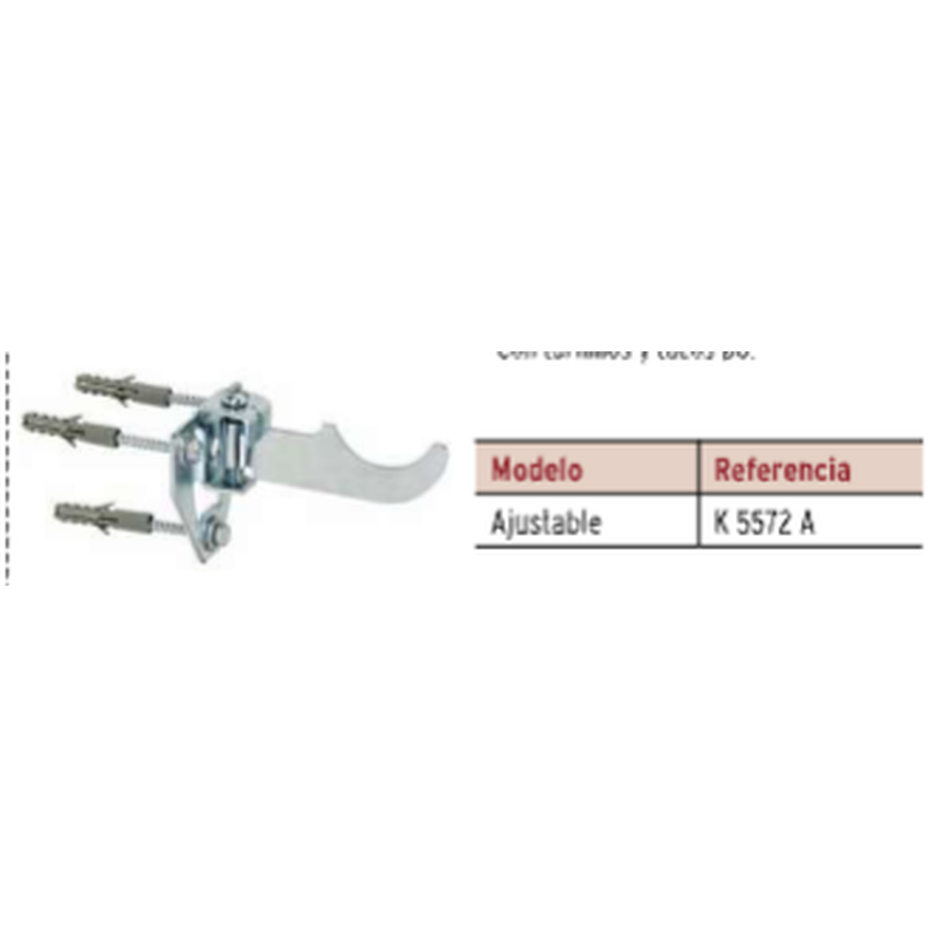Soporte de alicatar regulable Ajustable