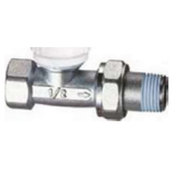 Válvula termostatizable recta 3/8" roscada