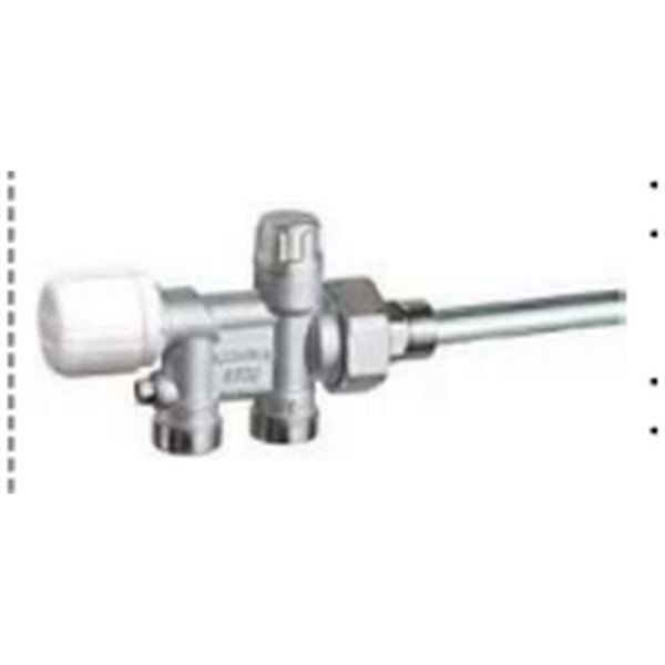 Válvula mono-bitubo termostatizable 1/2"