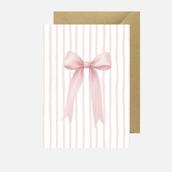 Blanco 'roze strik'