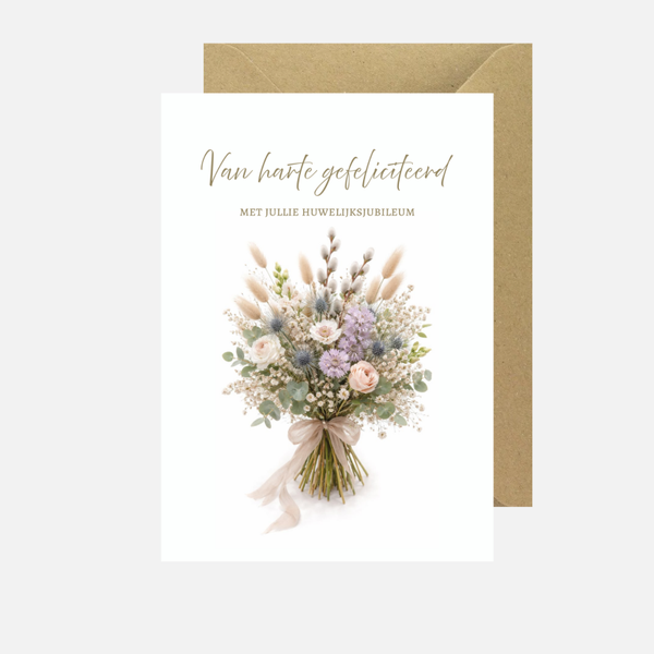 Jubileum'droogboeket'